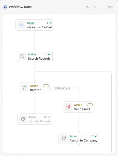 Twenty automation: create a workflow